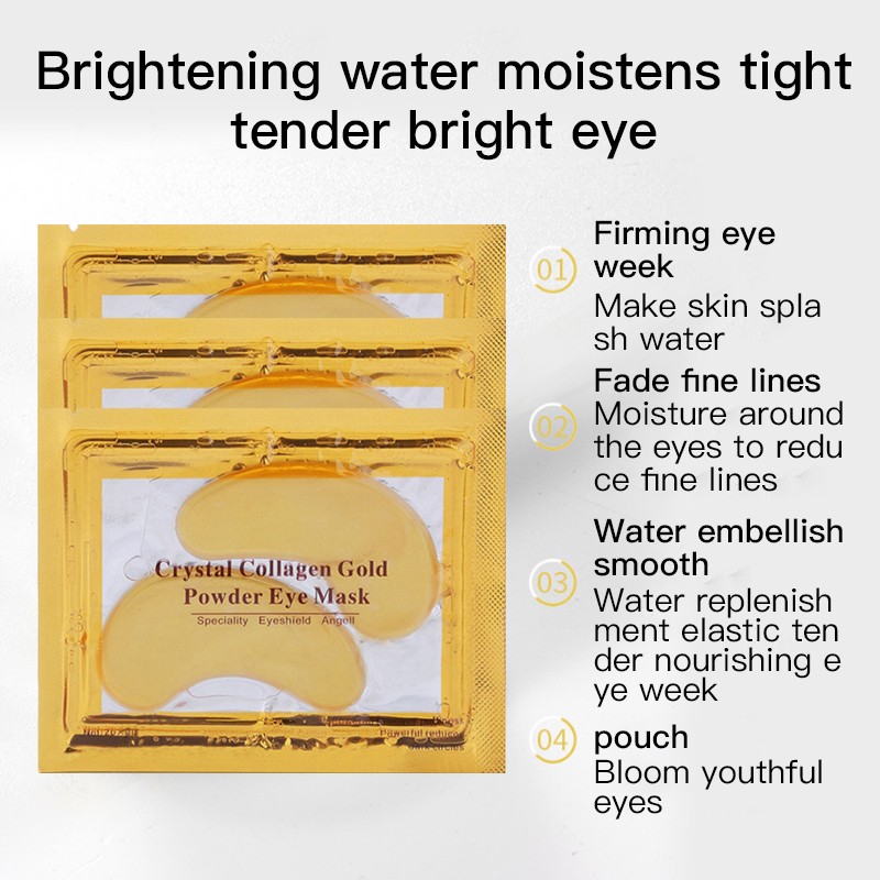 Golden Eye Mask Factory - Bulk 24k Golden Eye Mask Gel Pads Hydrogel Collagen Eye Masks