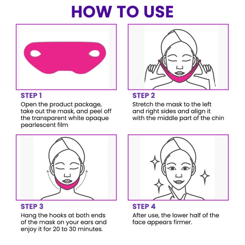 Facial Pad Manufacturer - OEM Facial Care Hot Sellers OEM v Line Lifting Pad Collagen