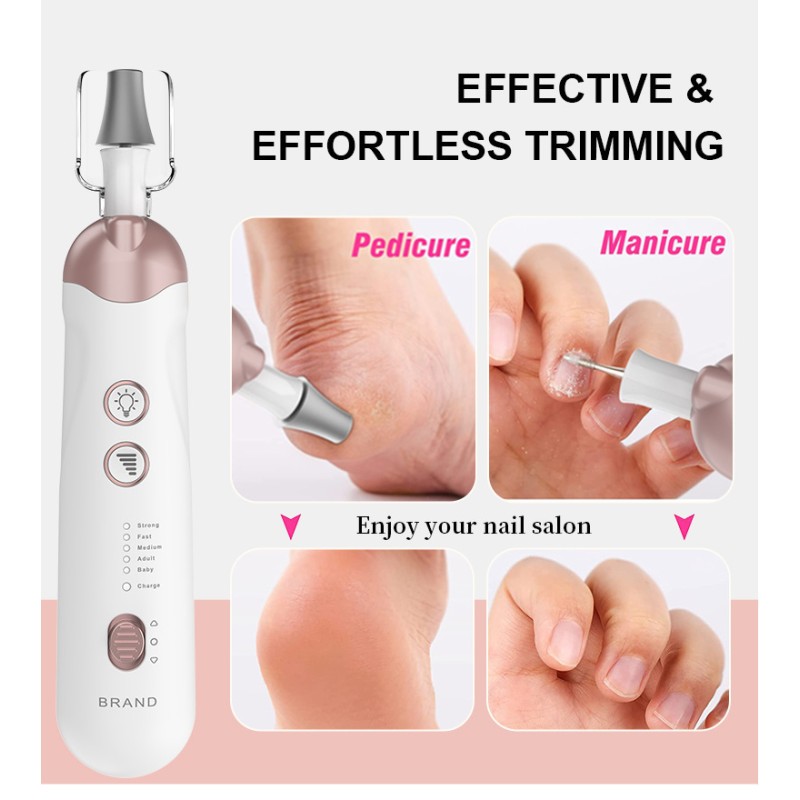 Baby Nail Trimmer Factory - OEM Adjustable Electric Safe Baby Nail Trimmer File Kit