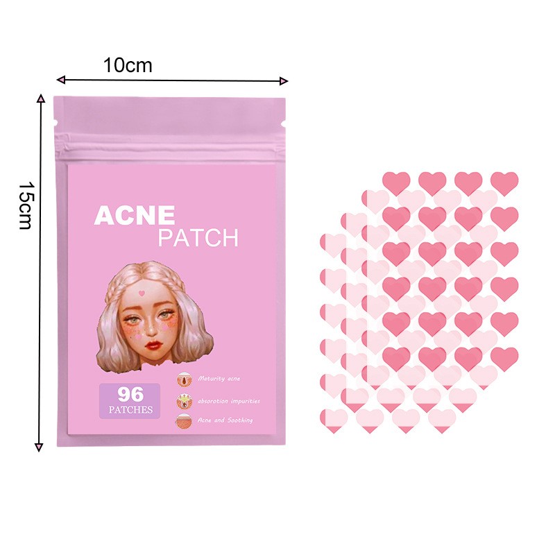 Acne Patch Manufacturer - OEM Pink Heart Acne Patch Custom Hydrocolloid Private Label