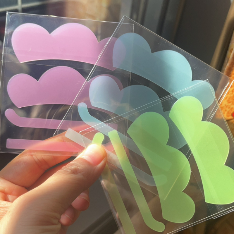 Eyelash Gel Pads Supplier - OEM Custom Logo Silicone Glue Eyelash Gel Pads Patches Under