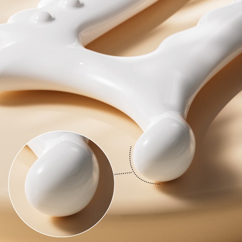 Scraping Massage Board Supplier - OEM Ceramic Scraping Facial Body Meridians Brush