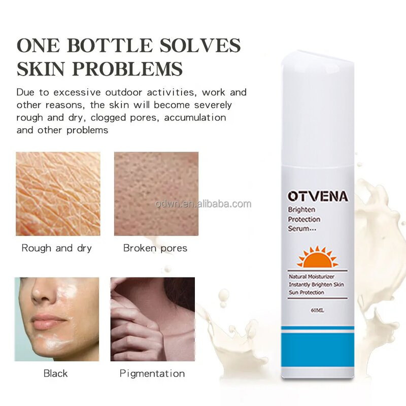 Brightening Sun Lotion Manufacturer - SPF30+ Transparent Protection Glow