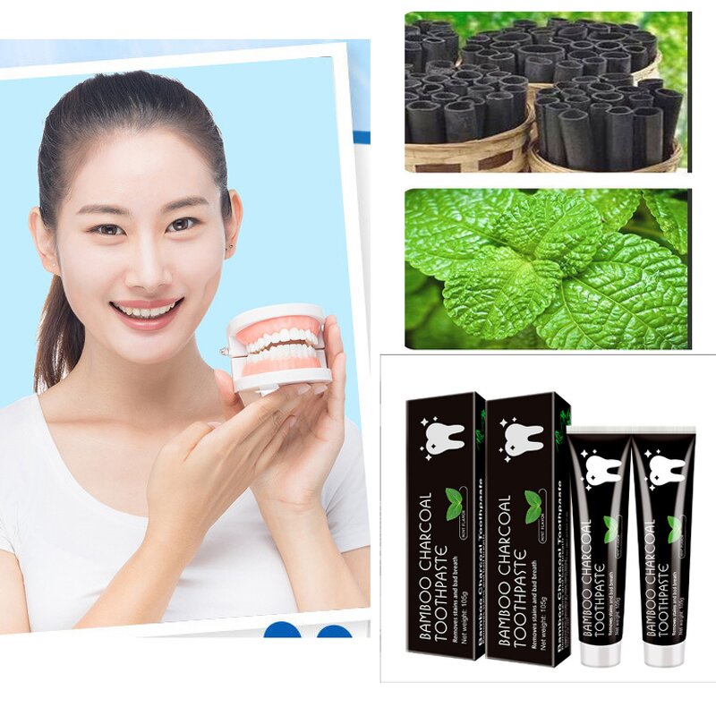 Bamboo Charcoal Toothpaste Manufacturer - OEM Removes Stains Mint Flavor