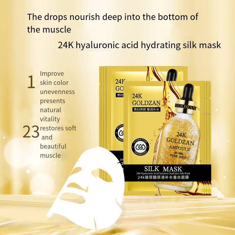 Facial Mask Manufacturer - OEM SHEZILI 24K Gold Hyaluronic Acid