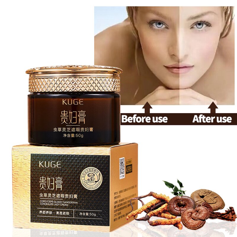 Concealer Lady Cream Factory - OEM KUGE Cordyceps Ganoderma Hydrating