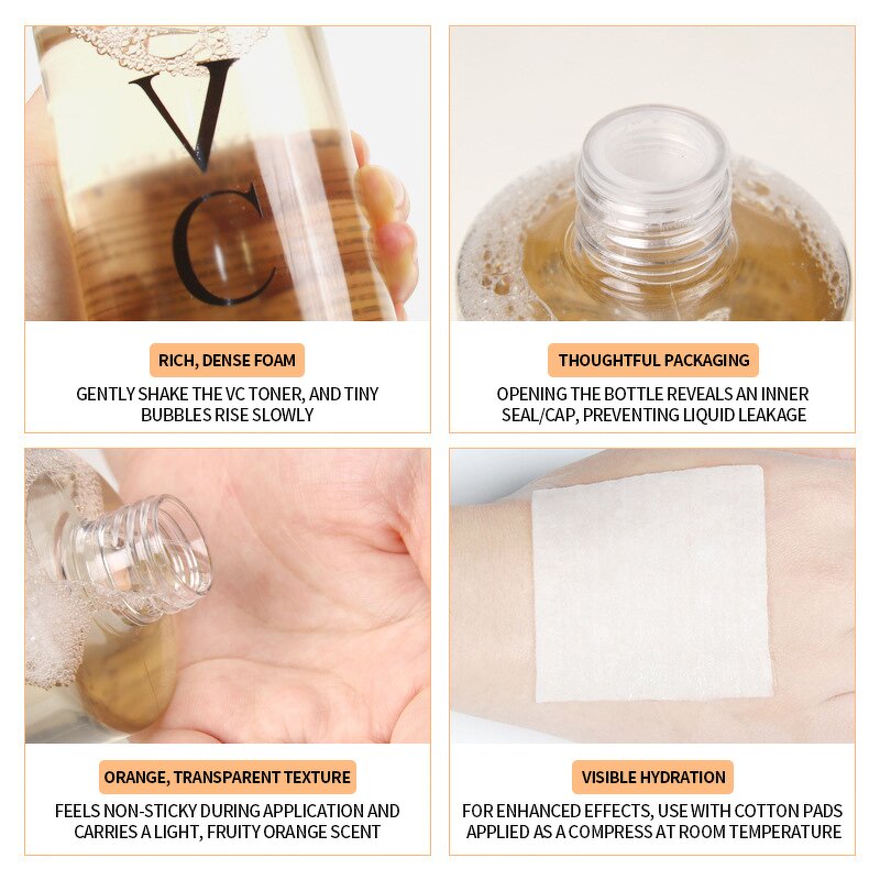 VC Facial Toner Manufacturer - OEM New Product Refreshing Moisturizing