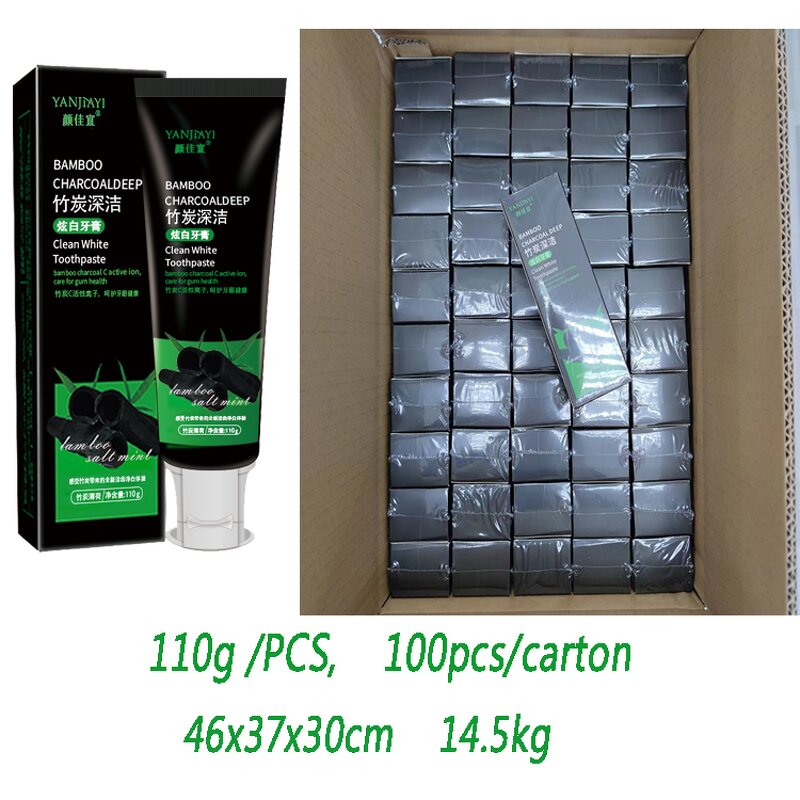 Teeth Toothpaste Manufacturer - OEM YANJIAYI Bamboo Charcoal Deep Clean