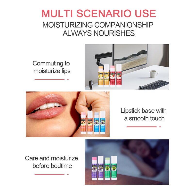 Magic Lip Balm Set Supplier - OEM MEIDIAN Anti-chapped Lip Care 6