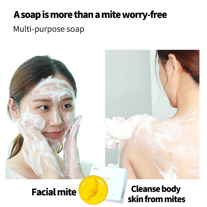 Anti-mite Soap Manufacturer - OEM Plant Extract Foam Dense Remove
