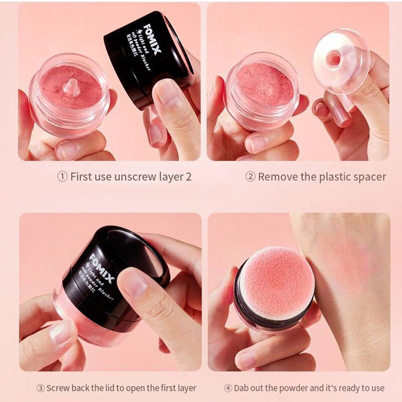 Powder Blusher Factory - OEM FOMIX Mushroom Blush Long Lasting