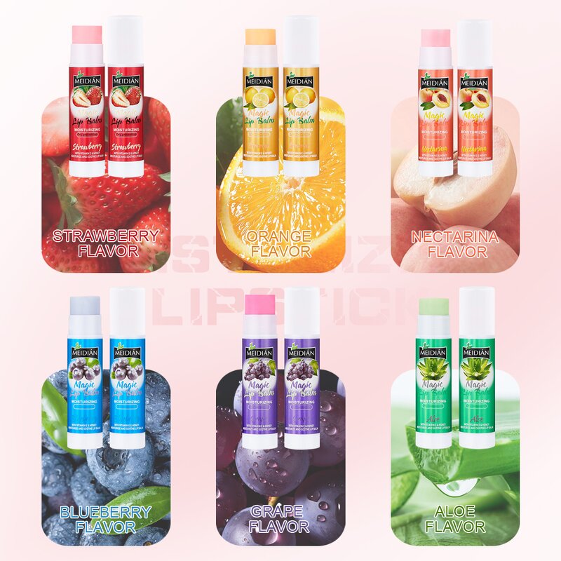 Magic Lip Balm Set Supplier - OEM MEIDIAN Anti-chapped Lip Care 6