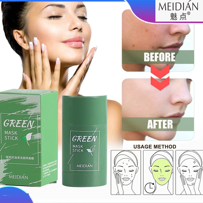 Purifying Clay Stick Manufacturer - OEM MEIDIAN Green Tea Cleansing