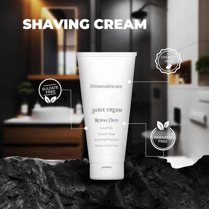 Beard Shaving Cream Factory - OEM Private Label Charcoal Shea Butter