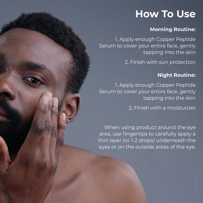 Blue Copper Peptide Serum Manufacturer - OEM 30ml Blue Copper Peptide Face