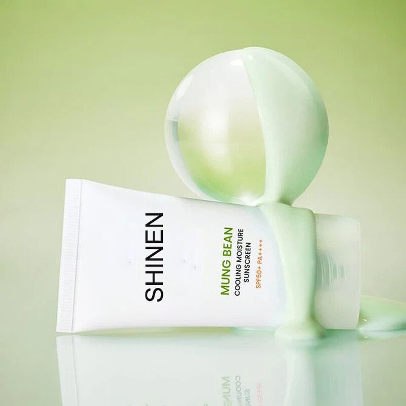 Mung Bean Sunscreen Manufacturer - OEM Korean Cosmetic Spf 50+++ Zinc