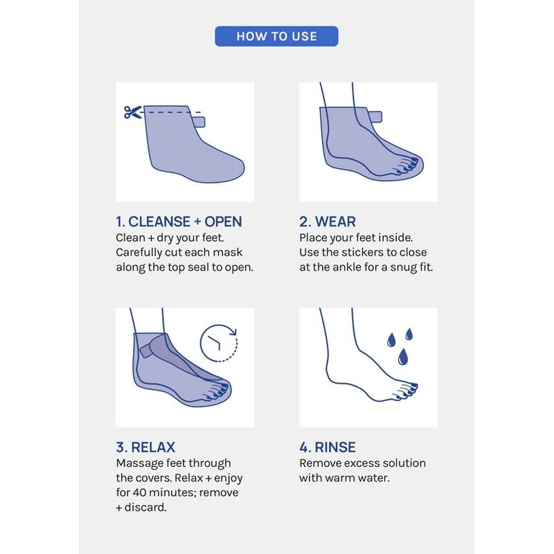 Peeling Foot Mask Socks Factory - OEM Korean Peeling Exfoliating Foot