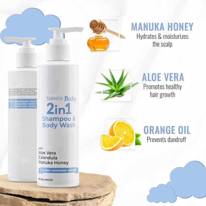 Baby Wash Shampoo Manufacturer - OEM OEM Korean Natural 2 in 1