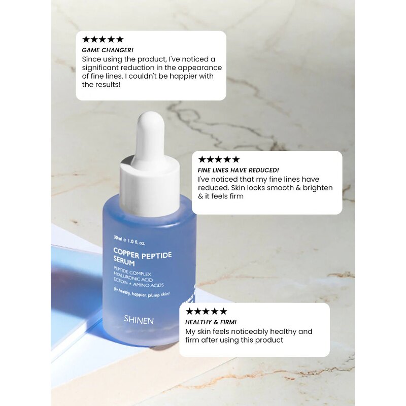 Blue Copper Peptide Serum Manufacturer - OEM Private Label Natural Skin Care