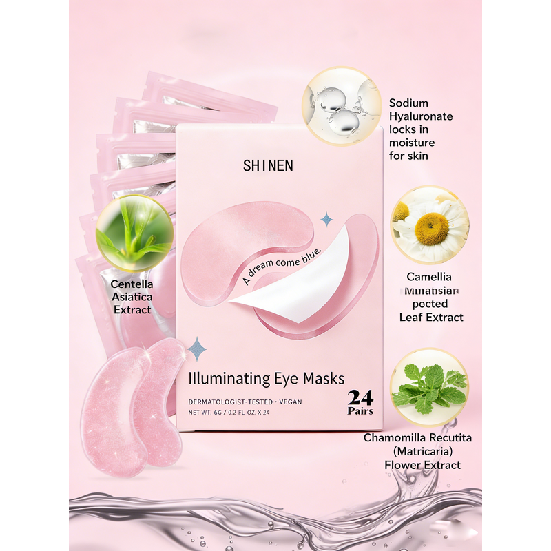 Vitamin C Eye Mask Patches Factory - OEM Private Label Vitamin C Hydrating