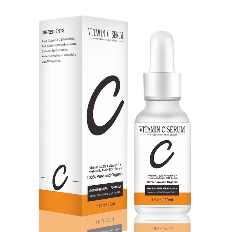 Vitamin C Serum Factory - Custom Logo Organic Dark Spot Lightening