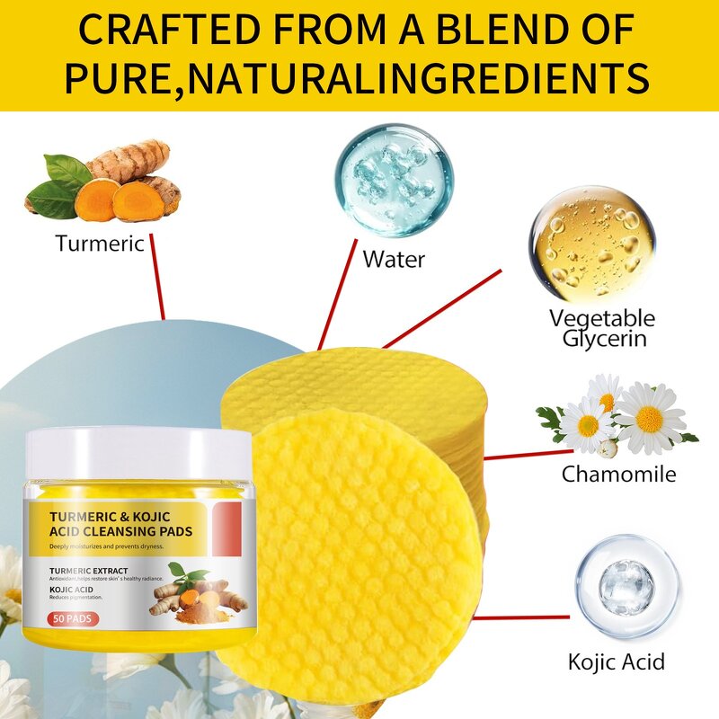 Cleansing Pad Factory - Private Label Kojic Acid Turmeric