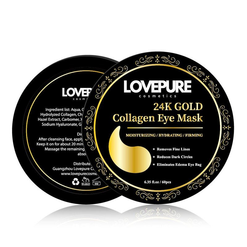 Eye Patch Supplier - Private Label Low MOQ 24k Collagen Gel