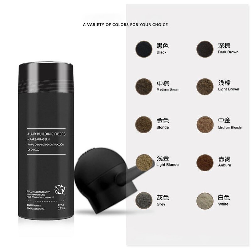 Hair Fiber Manufacturer - Private Label Custom 10 Colors Touch Up