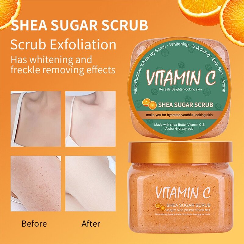 Body Scrub Supplier - OEM Coffee Rose Bamboo Charcoal Scrub