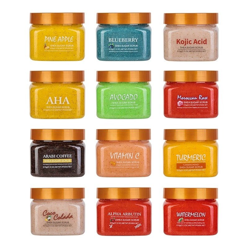 Body Scrub Supplier - OEM Coffee Rose Bamboo Charcoal Scrub