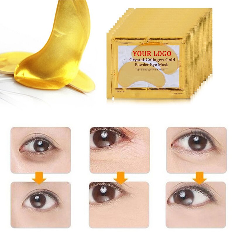 Gel Eye Mask Manufacturer - Factory 24k Gold Popular Herbal Ingredient