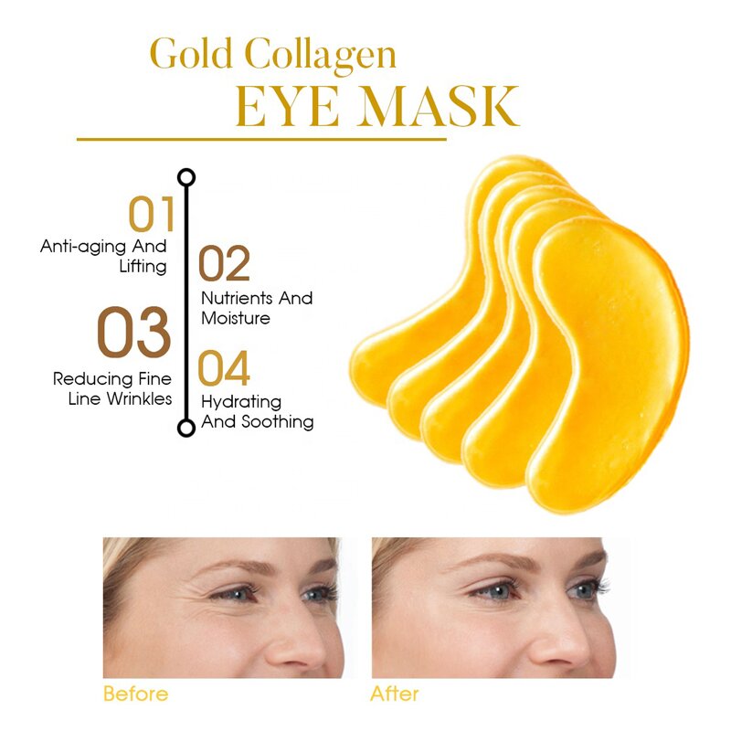 Under Eye Mask Manufacturer - Custom Small Quantity Gold Anti Aging