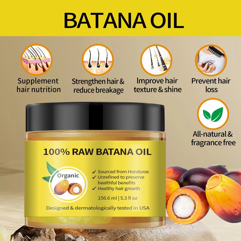 Batana Oil Manufacturer - Private Label 100% Pure Raw Hair Growth