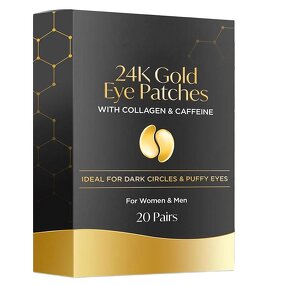 Gel Eye Mask Manufacturer - Factory 24k Gold Popular Herbal Ingredient