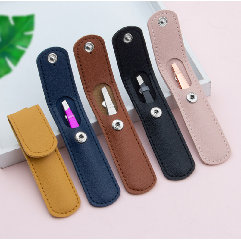 Eyebrow Tweezers Factory - OEM Gold Rose Gold Slant Stainless Steel