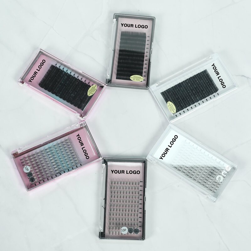 Hand Made False Eyelash Factory - OEM Volume Individual Private Label