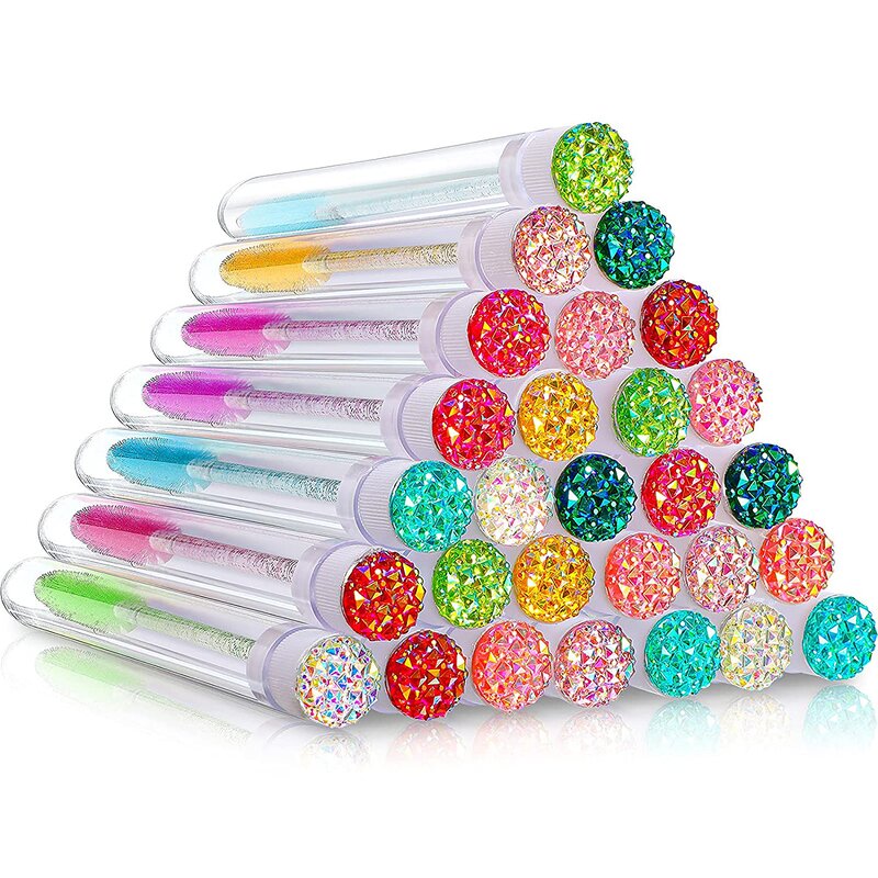 Disposable Lash Wand Supplier - OEM Wholesale Crystal Double Diamond Tube