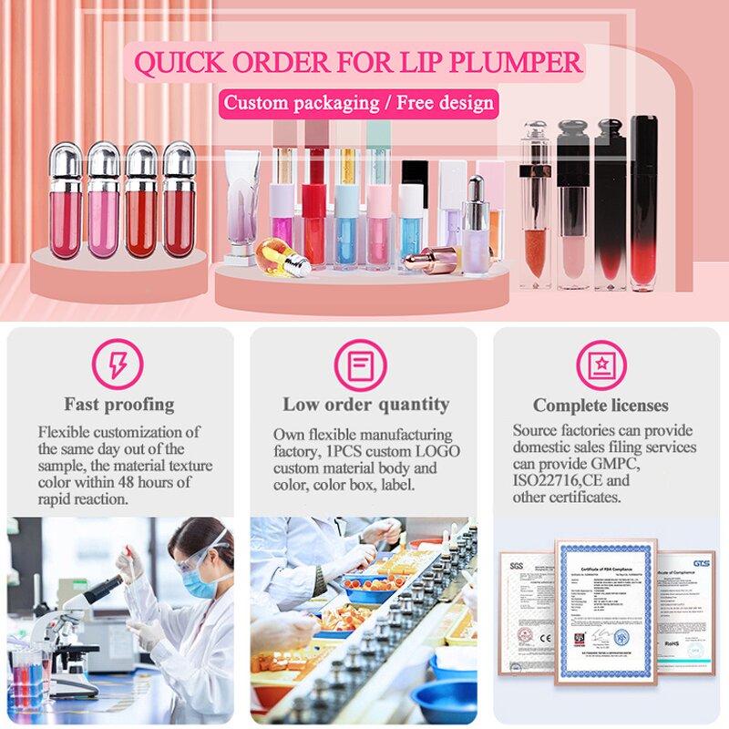 Lip Enhancer Manufacturer - OEM Extreme Plumping Clear Lip Plump