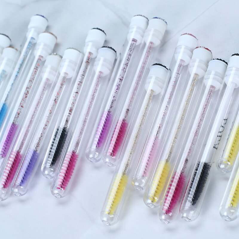 Disposable Lash Wand Supplier - OEM Wholesale Crystal Double Diamond Tube