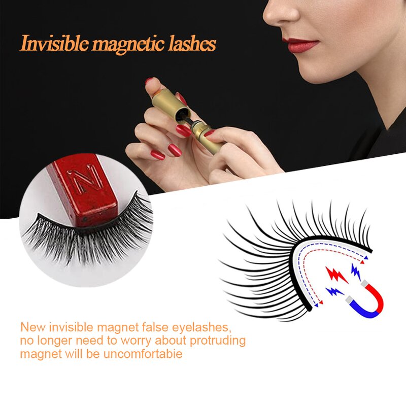 Magnetic Lashes Manufacturer - OEM Custom Natural Long Vegan Magnet Set