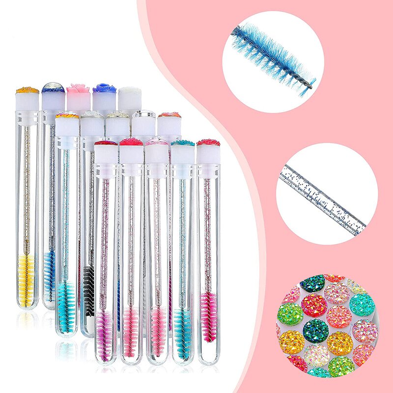 Disposable Lash Wand Supplier - OEM Wholesale Crystal Double Diamond Tube