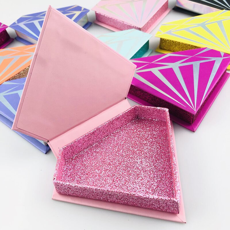 Eyelash Packaging Box Factory - OEM Custom pink Lash Box Empty Books