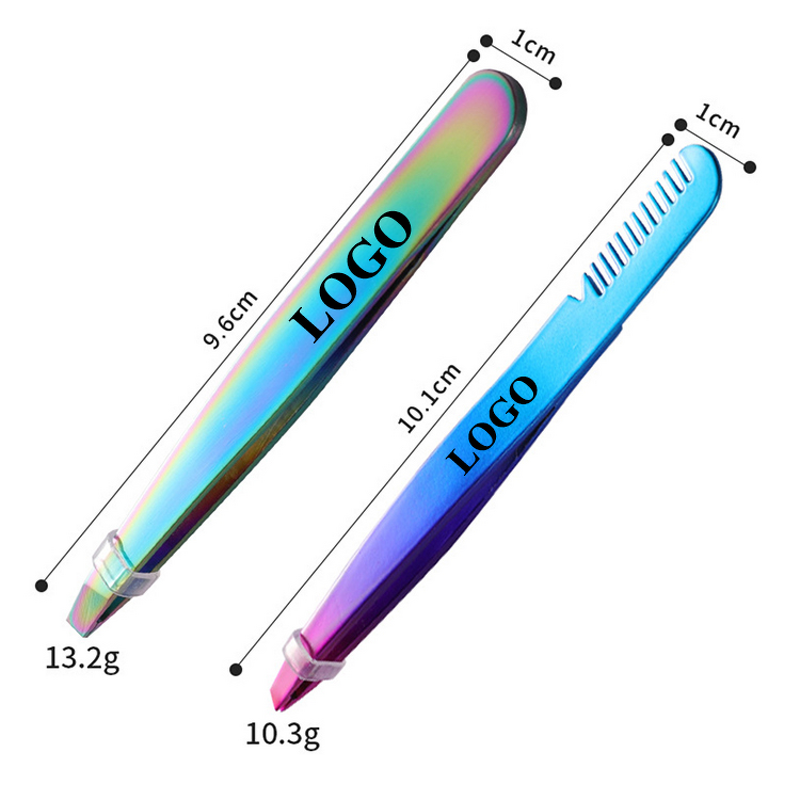 Eyebrow Tweezers Factory - OEM Gold Rose Gold Slant Stainless Steel