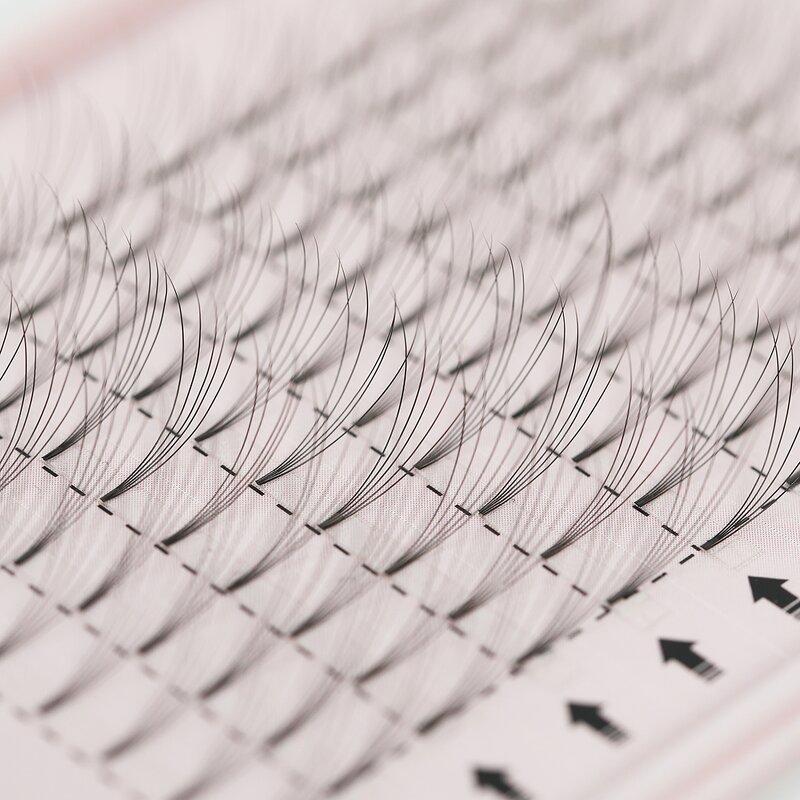 Pre Made Eyelashes Manufacturer - OEM Lash Fans Easy Fan Faux Mink