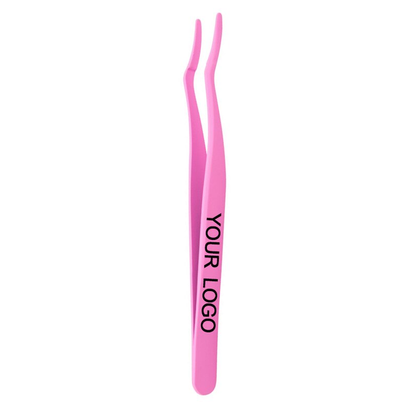 Eyelash Extension Tweezers Manufacturer - OEM 45 Degree Curved Stainless
