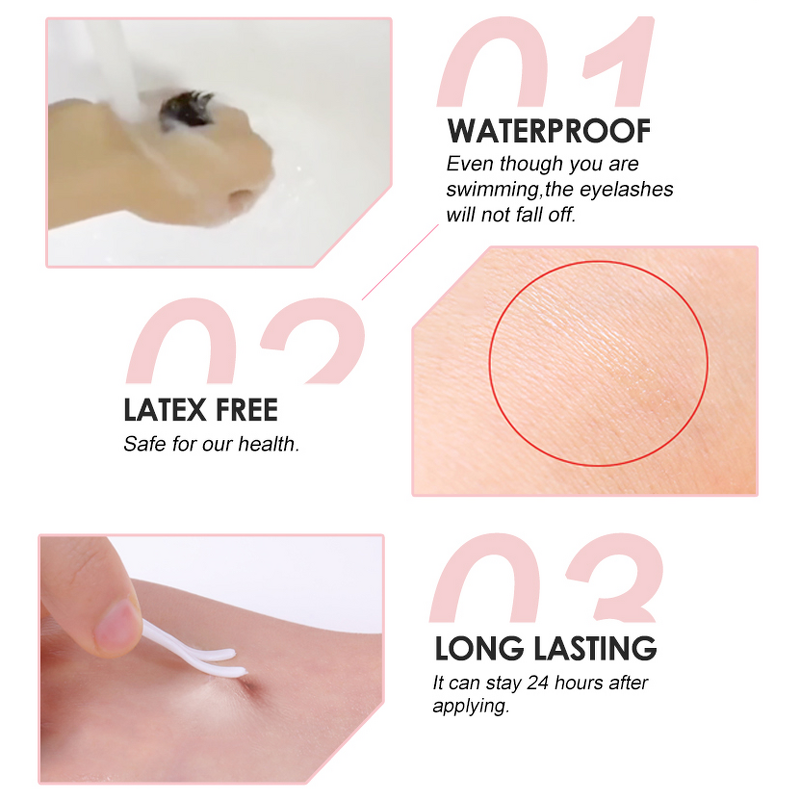 Eyelash Glue Manufacturer - OEM Super Strong Hold Latex-Free Waterproof