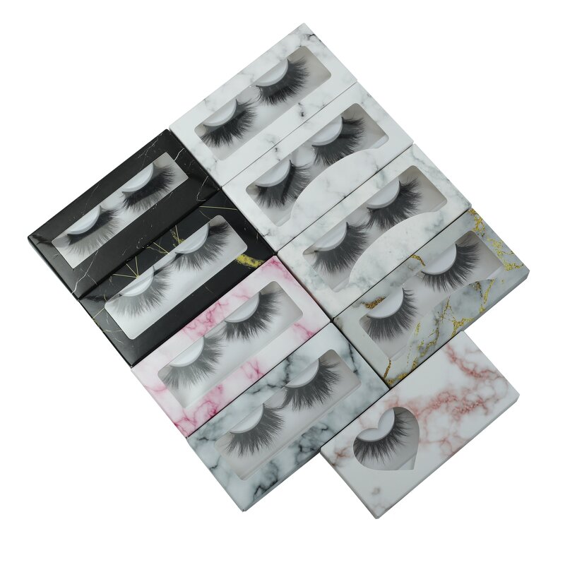 False Eyelashes Factory - OEM 3D Faux Mink Dramatic Natural PBT