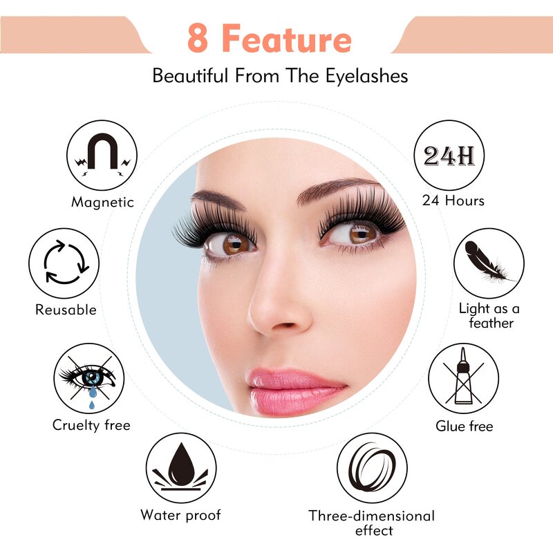 Magnetic Eyelashes Factory - OEM Wholesale Custom 3D Private Label
