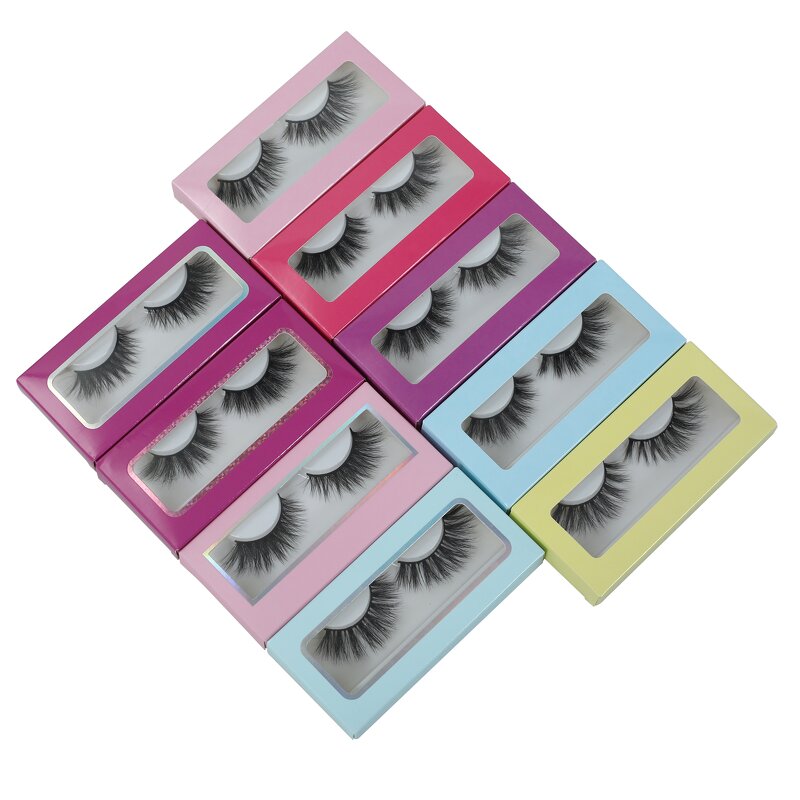 False Eyelashes Factory - OEM 3D Faux Mink Dramatic Natural PBT
