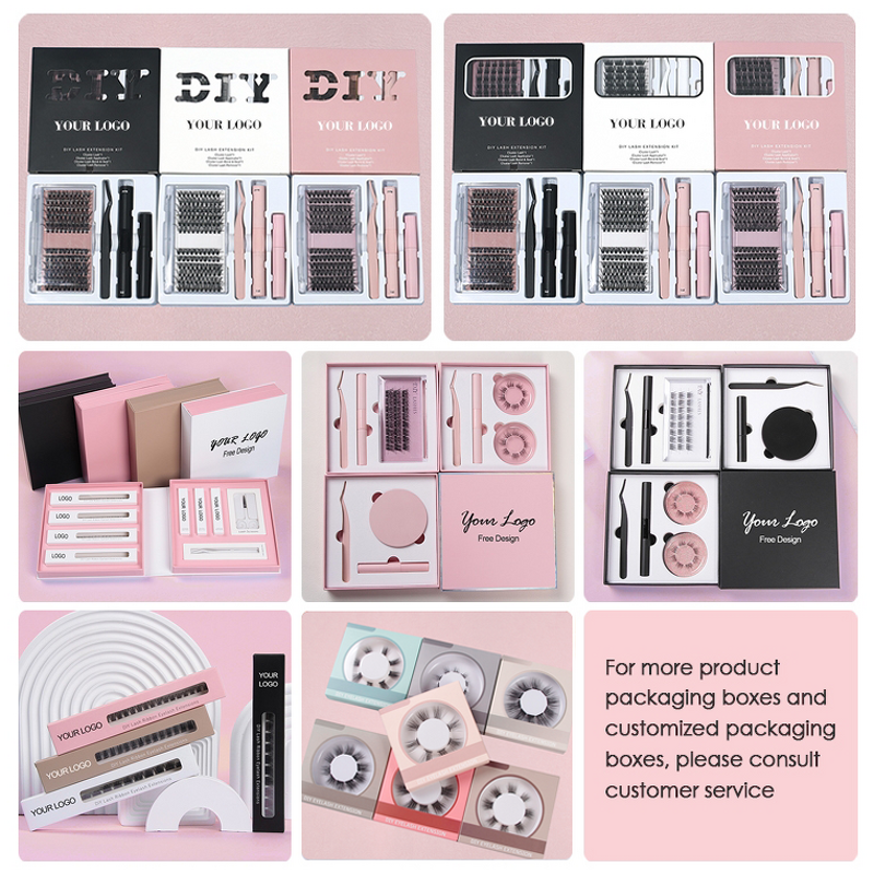 Lash Extension Kit Factory - OEM Individual Clusters Wispy Fluffy DIY